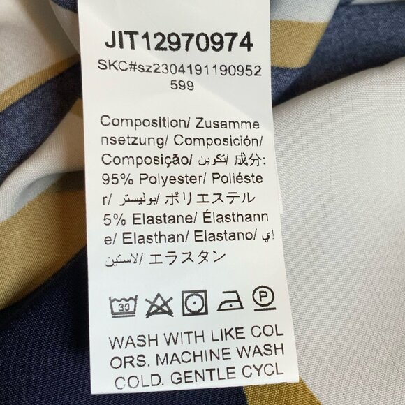 NWT Emery Rose by SHEIN Colorblock Twist Front Batwing Front Split Hem Dress XL - Picture 10 of 11